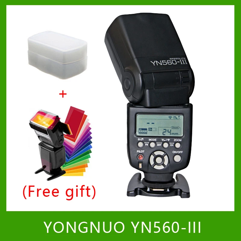 YongNuo YN560-III YN560III Вспышка Speedlite фонарик для Canon Nikon Pentax Olympus Panasonic DSLR камера обновление YN560 II