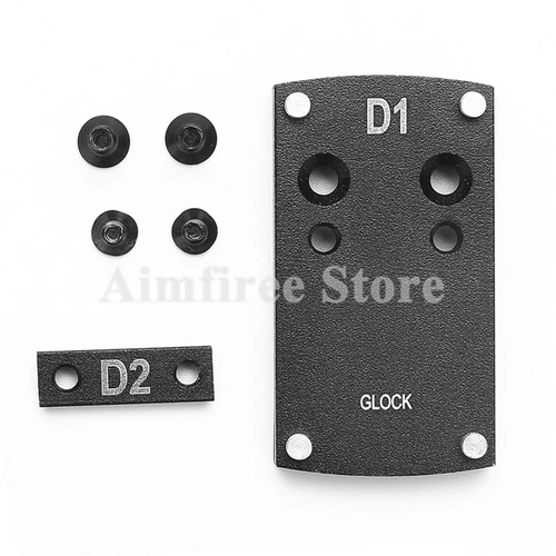 Для пистолета Beretta 92 Glock 17 19 22 1911 USP Smith& Wesson M& P подходит для Sightmark Burris Vortex Mirco Red Dot Sight Plate Mount