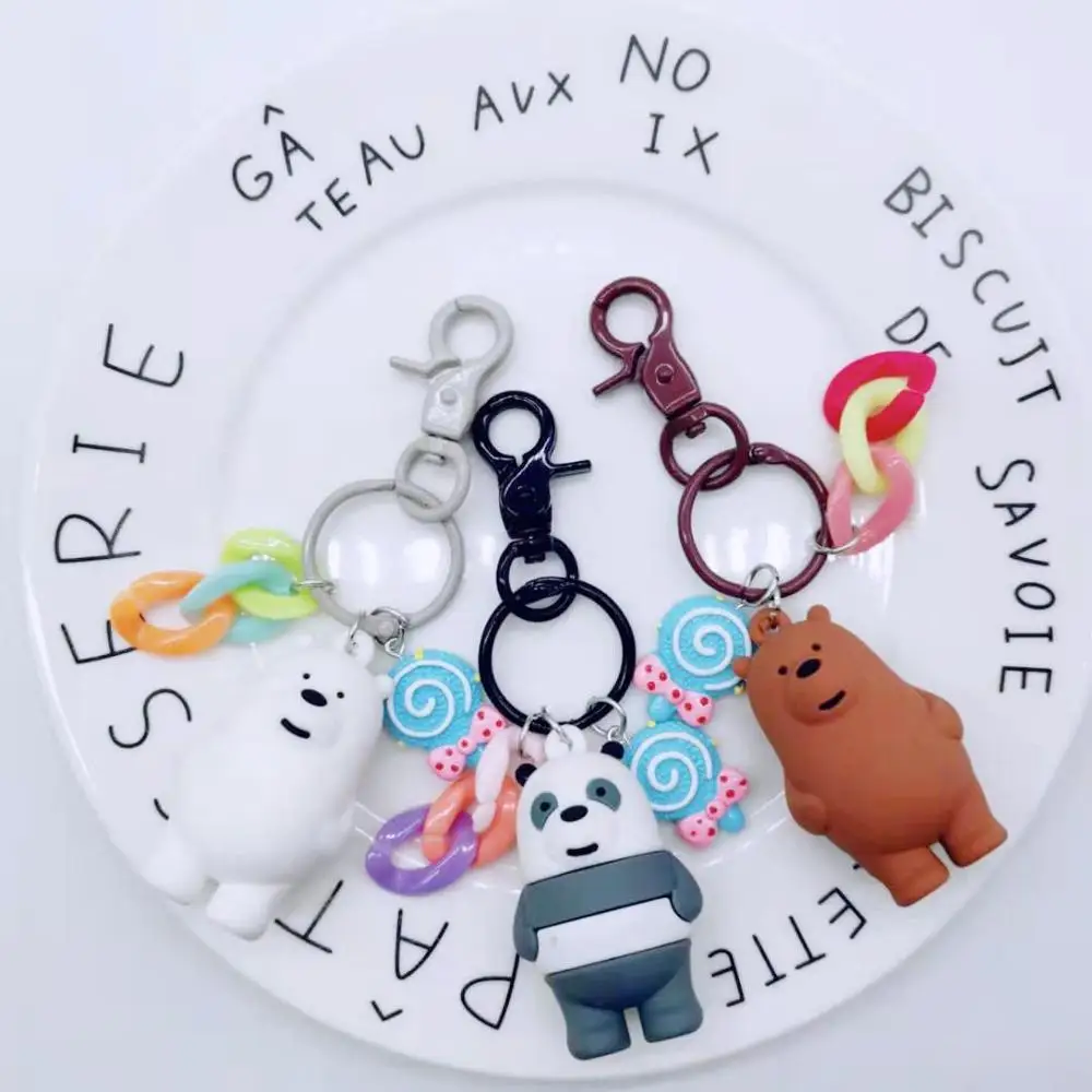 2019 новинка мультфильм аниме Мы Голые Медведи милые три медведя куклы брелоки