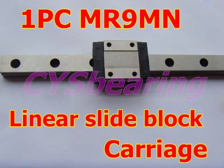Скользящий блок MR9MN миниатюрная фреза линейная каретка для фрезерного станка с