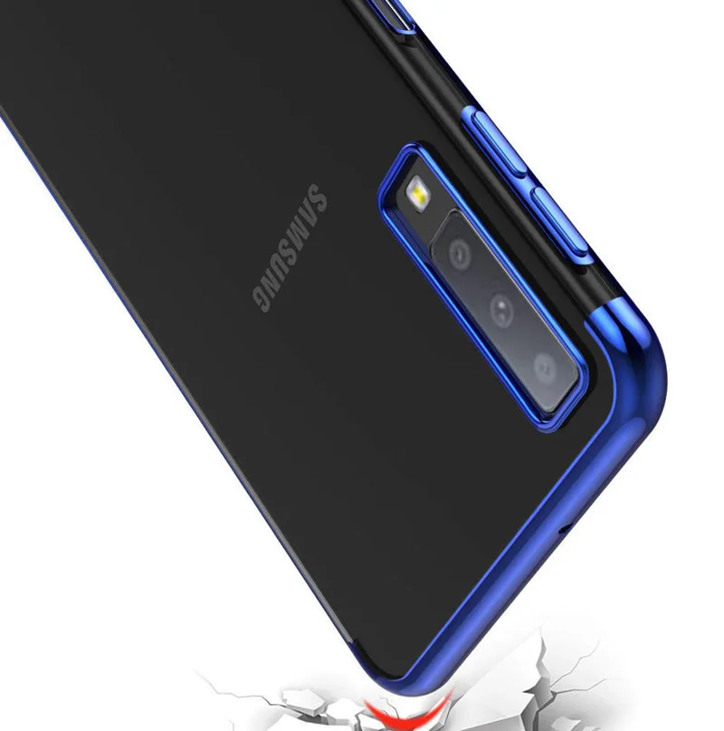 Покрытие чехол для samsung A750 J4 J6 премьер J7 J8 A8 A6 плюс 2018 A3 A5 A7 2017 мягкий TPU примечание 9