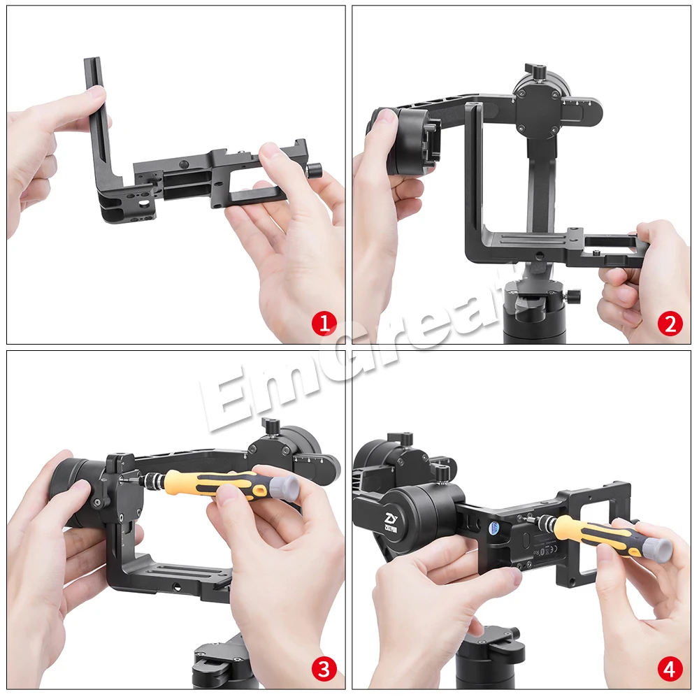 Zhiyun официальный кран 2 гравитационная Регулировочная пластина для Canon 1DX