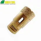 SHDIATOOL диаметр 32 мм Вакуумные Пайки Алмазные Сверла короны фарфоровая плитка Отверстие пила гранит мрамор керамические сверла