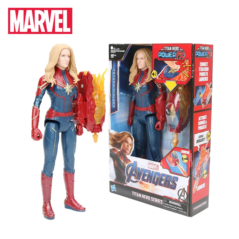 30 см электронные Мстители 4 Endgame Titan Hero Power FX Капитан Америка Железный человек