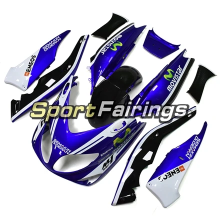 Полные Обтекатели для Yamaha TMAX T-MAX 500 2001 2002 2003 2004 2005 2006 2007 01-07, комплекты для кузова мотоцикла, синие, Белые Корпуса