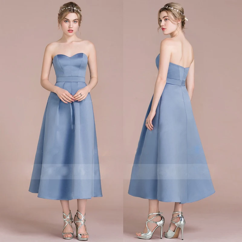 Новое красивое платье трапециевидной формы подружки невесты платья без рукавов