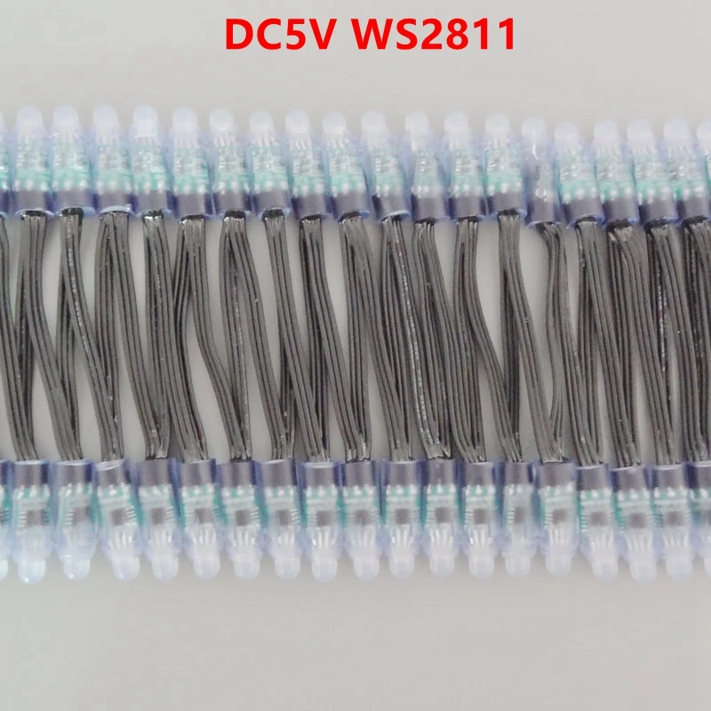 1000 шт. DC5V/DC12V WS2811 IC светодиодный модули гирлянды светодиодные задние габаритные огни 12В мм полный Цвет IP68 открытый Водонепроницаемый реклама светодиодные точечные лампочки