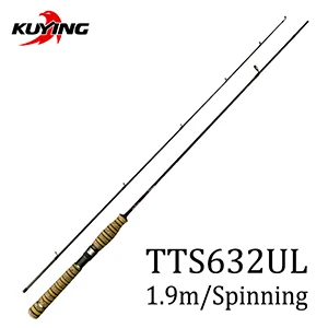 KUYING TETON, 1,56 м, 1,8 м, 1,86 м, 1,9 м, 1,92 м, 1,98 м, супер ультра мягкий светильник, литье на приманку, спиннинг, удочка, полюс, комбо - Цвет: TTS632UL