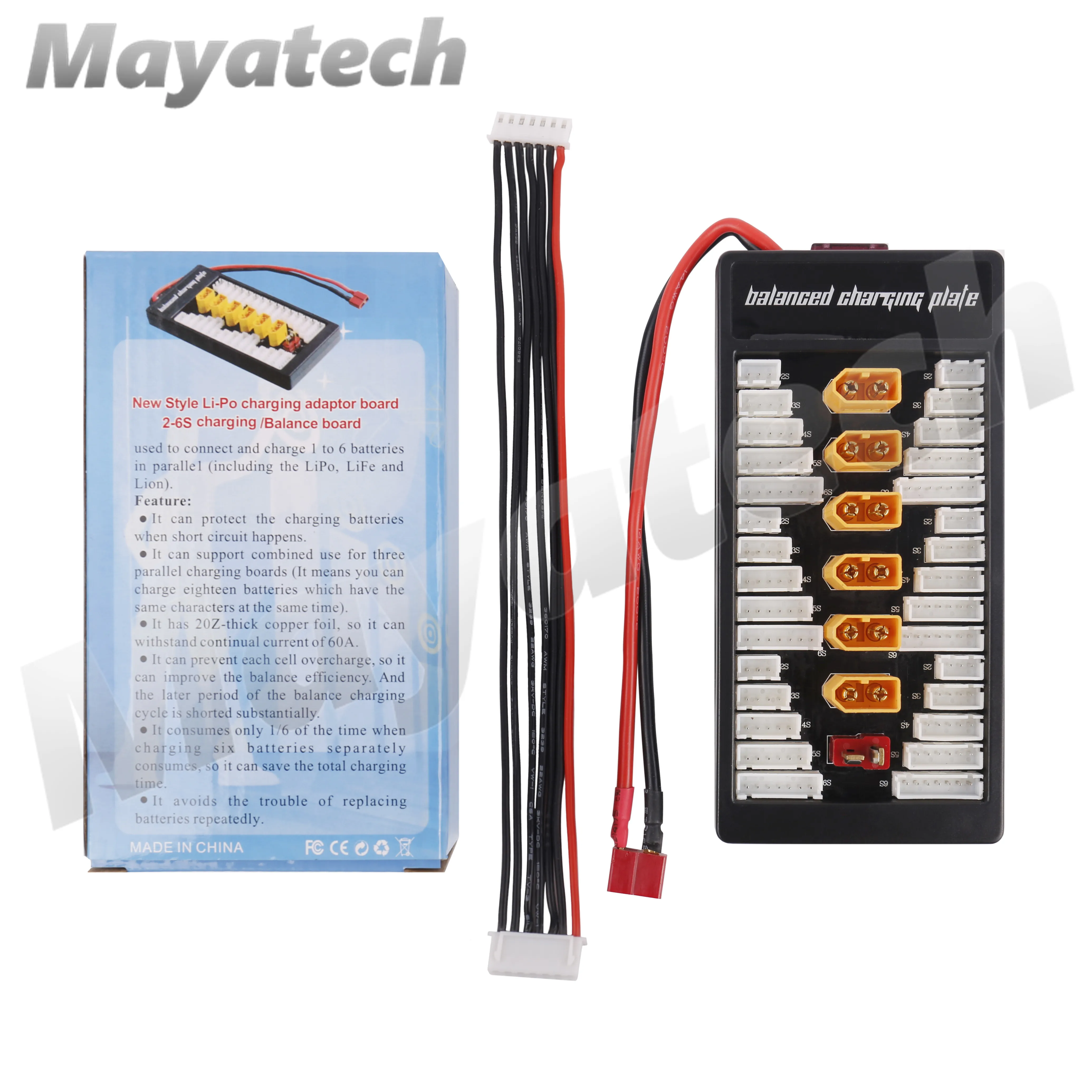 Высококачественная параллельная зарядная плата 2S 6S Lipo для аккумулятора пластина