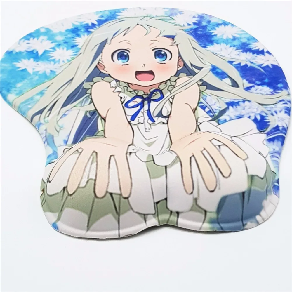 Honma Meiko аниме 3D игровой коврик для мыши упор запястья|wrist rest|mouse pad wrist restgaming mouse |