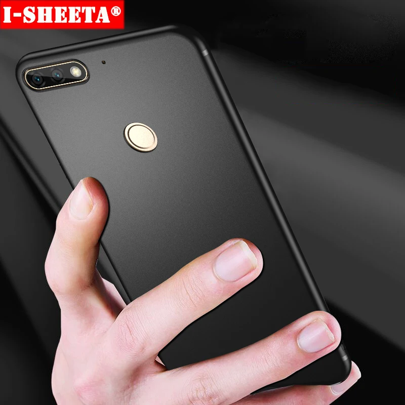 Ударопрочный Мягкий чехол для huawei Y5 Y6 Y7 Y9 Prime 2018 TPU силиконовый тонкий задний
