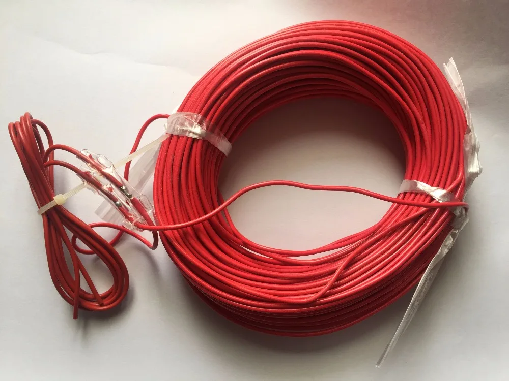 Быстрая бесплатная доставка 50 м нагревательная проволока для почвы/овощные