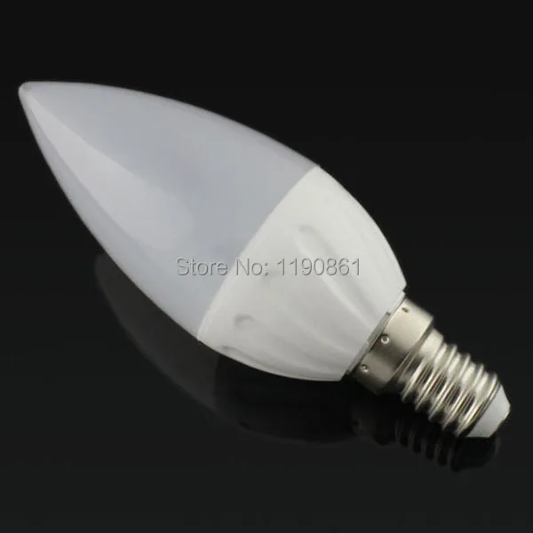 50pcs E14 5W LED Candle Light bulb lamp led white ceramic candle AC110v 220v e14 ast Heat Dissipation Spot | Лампы и освещение