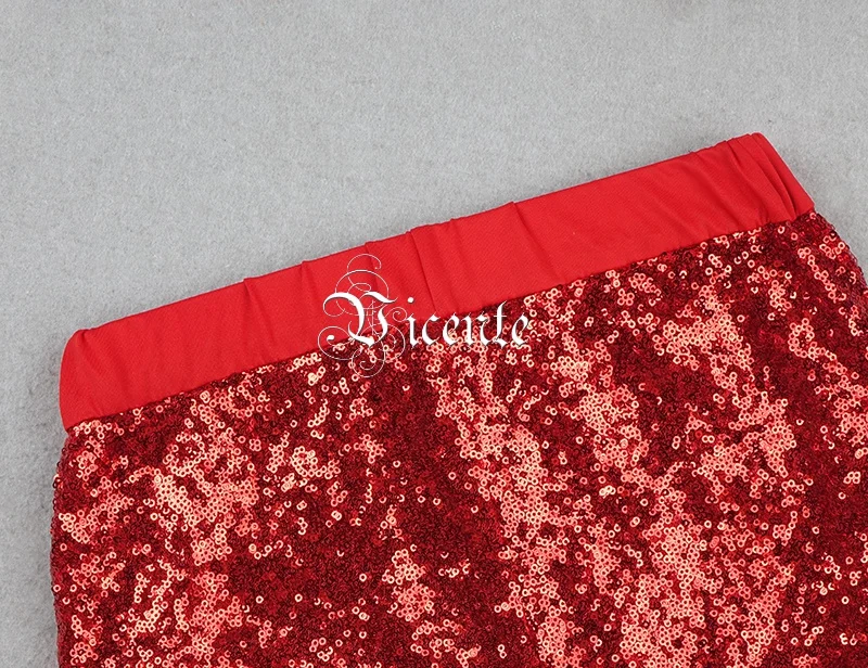 Комплект повседневной одежды из 2 предметов с красными блестками и брюками зима