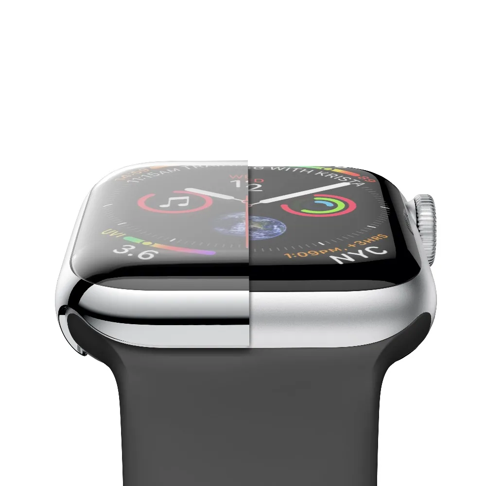 Защитный чехол для Apple Watch Series 4 5 40 мм 44 мм Защитная пленка для часов iWatch Series 4 5 Аксессуары