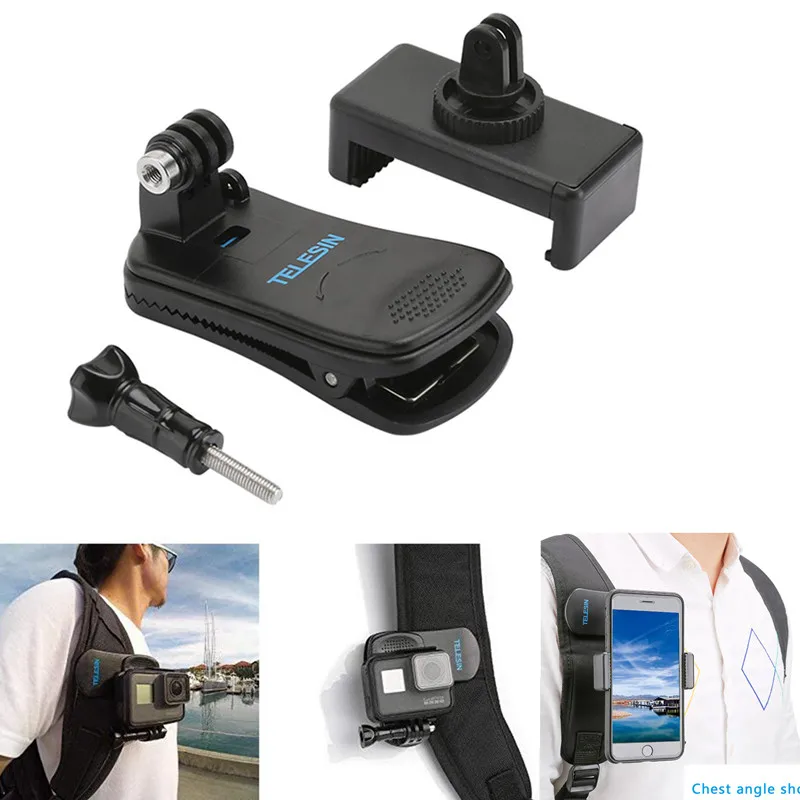 TELESIN многофункциональные аксессуары для прямого эфира Gopro Hero 3 4 5 6 7 универсальный