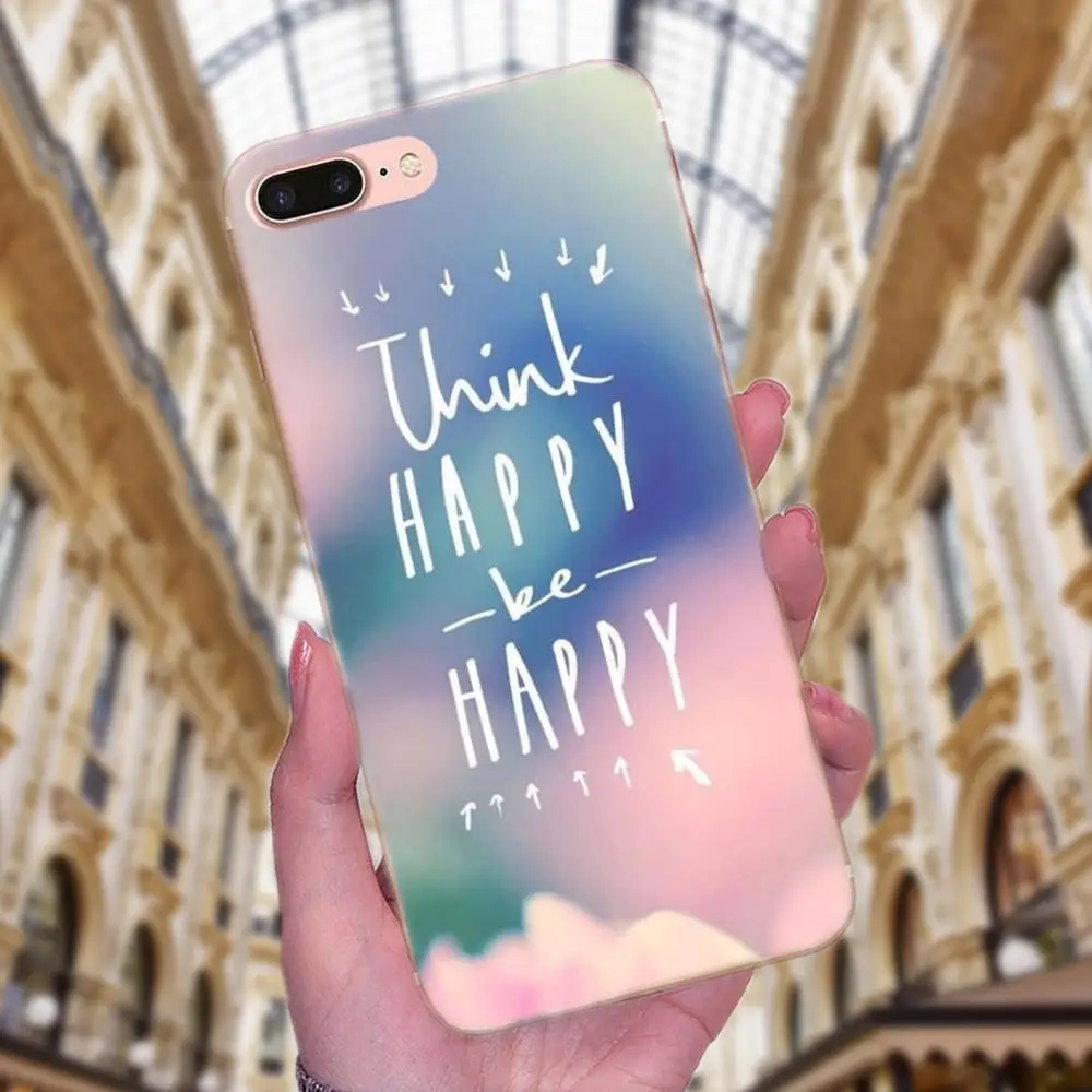 Мягкие чехлы Capa с мотивацией цитатами и надписью для Apple iPhone X XS Max XR 4 4S 5 5C 5S SE 6 6S 7 8