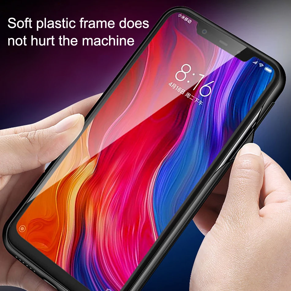 Marjay закаленное Стекло чехол для телефона huawei P20 Lite полная Защита задняя крышка Pro