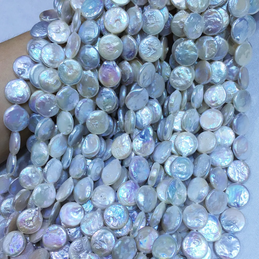 Натуральный пресноводный жемчуг высокого качества 36 см перфорированные