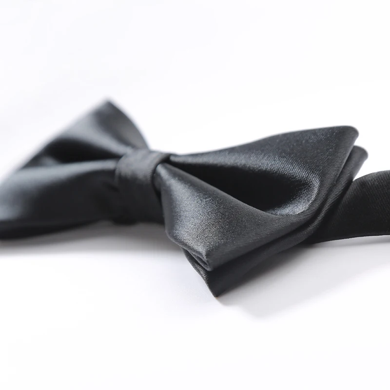 Мужские галстуки-бабочки черные высокого качества подарочная коробка |