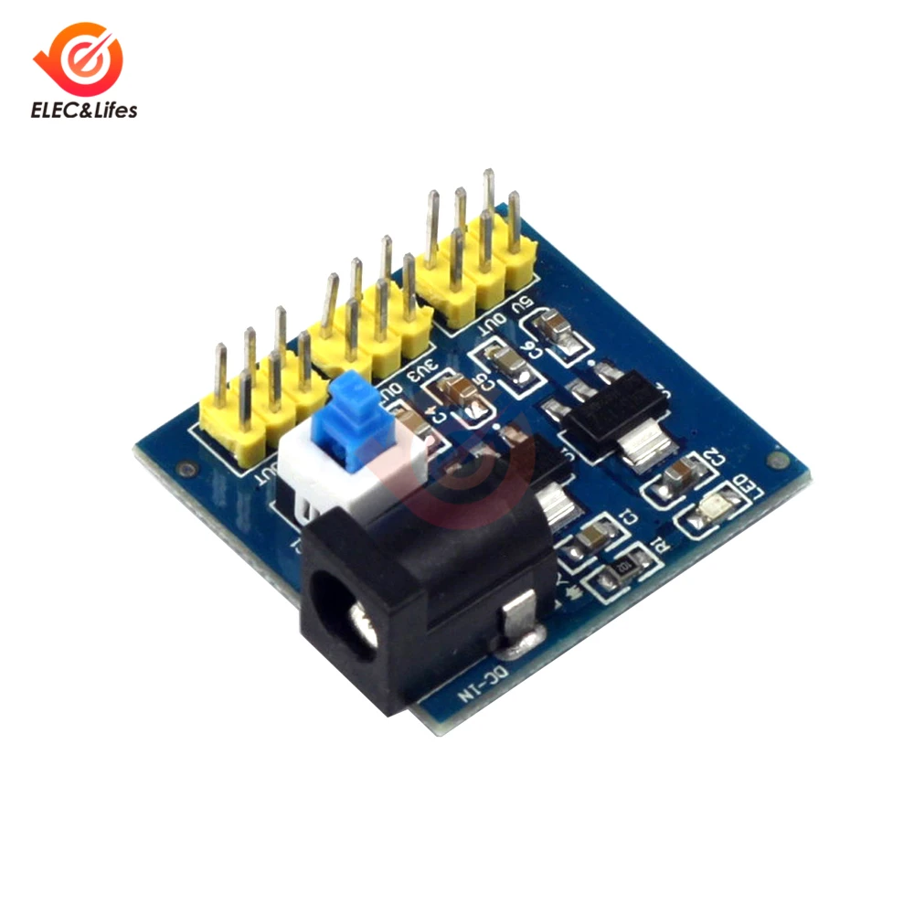 Регулируемый понижающий модуль питания для Arduino от 12 В до 3 5 1 шт. | Строительство и