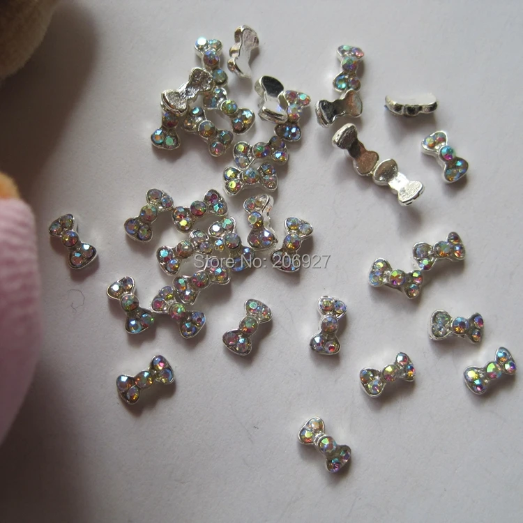 10 шт. металлические подвески в виде серебряного банта | Красота и здоровье