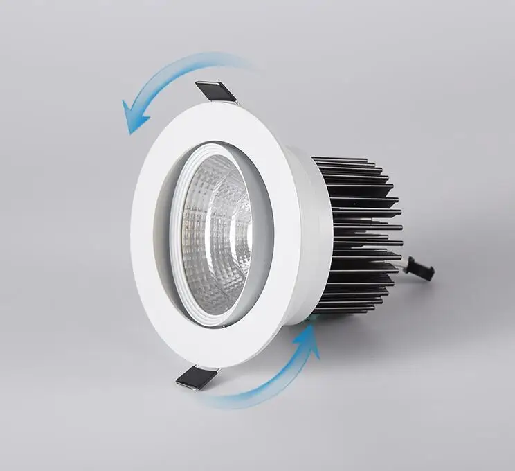 Dimmable Led downlight light COB Ceiling Spot Light 3w 5w 7w 9w 12W 15W ceiling recessed Lights Indoor Lighting AC110V-220V | Лампы и
