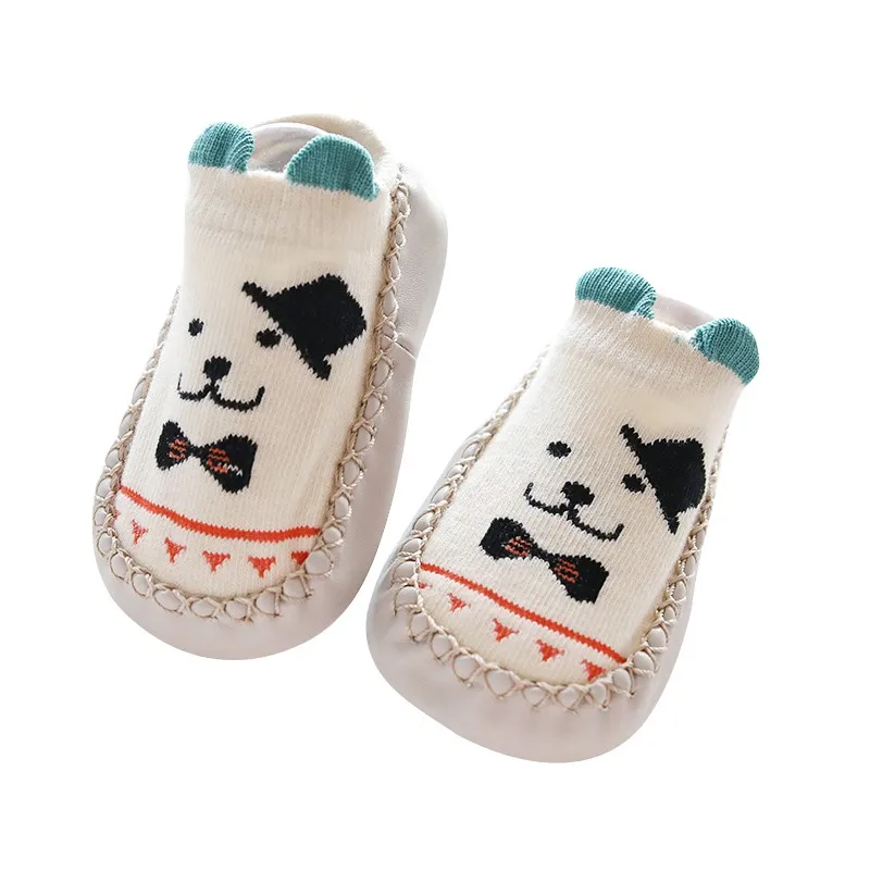 Baby Socks With Rubber Soles Infant Newborn Baby Girls Boys Autumn Winter Children Floor Socks Shoes Anti Slip Soft Sole Sock