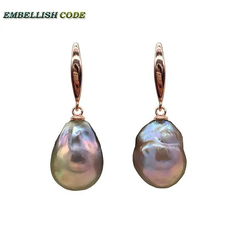 Серьги подвески в стиле барокко женские висячие ювелирные украшения форме шара с