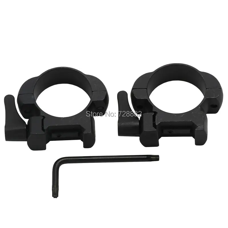 Стальной низкопрофильный 30 мм QD прицел кольцо Вивера Пикатинни Область