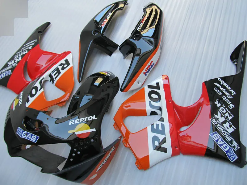 

Motorcycle unpainted bodywork fairing kit for H CBR900RR 1998 1999 REPSOL red white black fairings CBR 919RR CBR 900RR 98 99