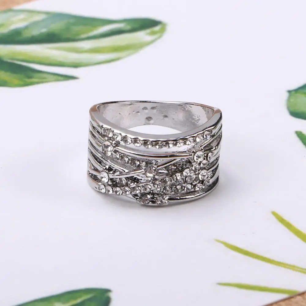 Роскошные Многослойные кольца с микро цирконием ретро крест модное широкое
