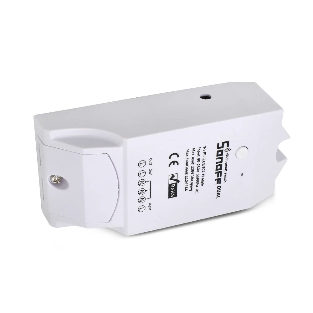Умный беспроводной Wi Fi переключатель Sonoff POW R2 15 А измерение энергопотребления в