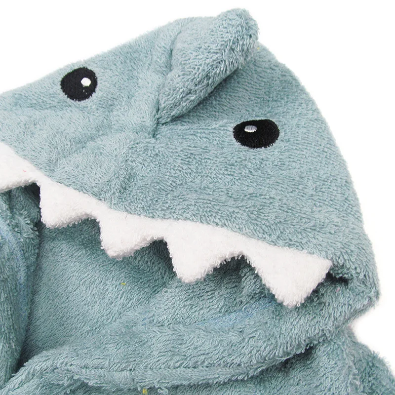 Детский халат с капюшоном животными/детский банный халат/Детские Банные