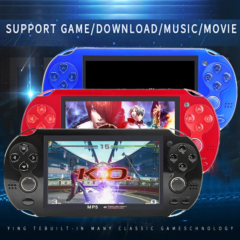 Двойной джойстик игровой плеер 4 3 дюймов экран портативная игра 8 ГБ портативный