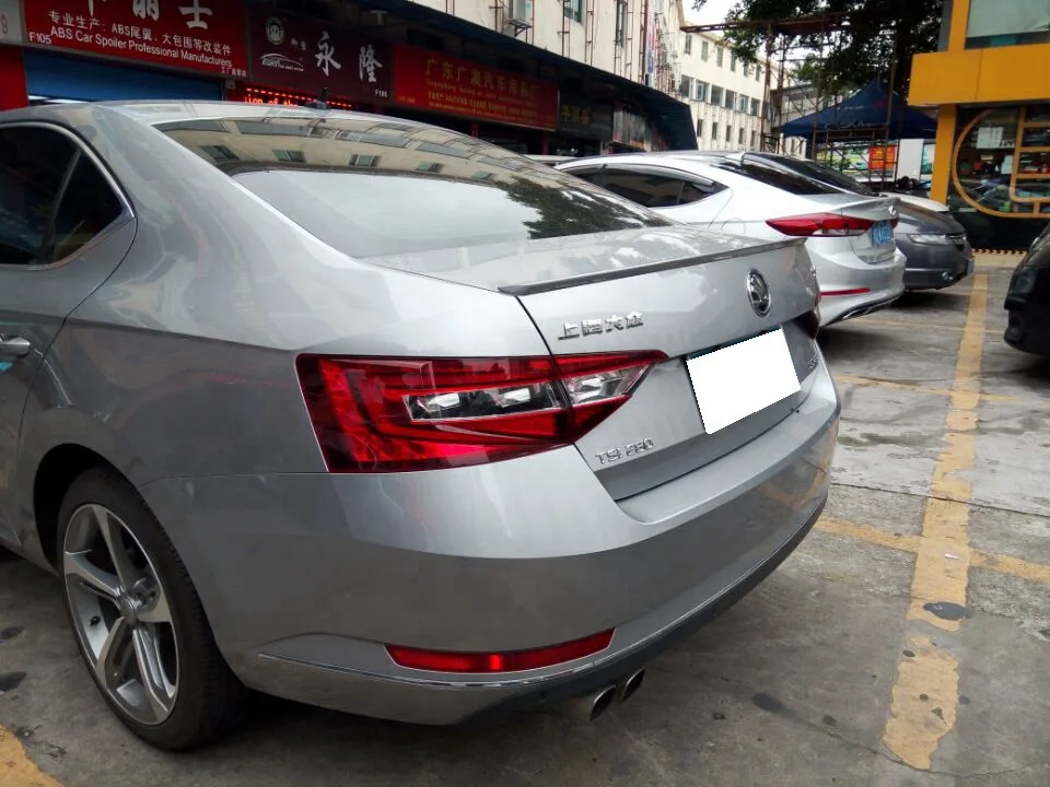 Используется для skoda superb спойлер 2015 2016 2017 superblip высокого качества ABS Материал