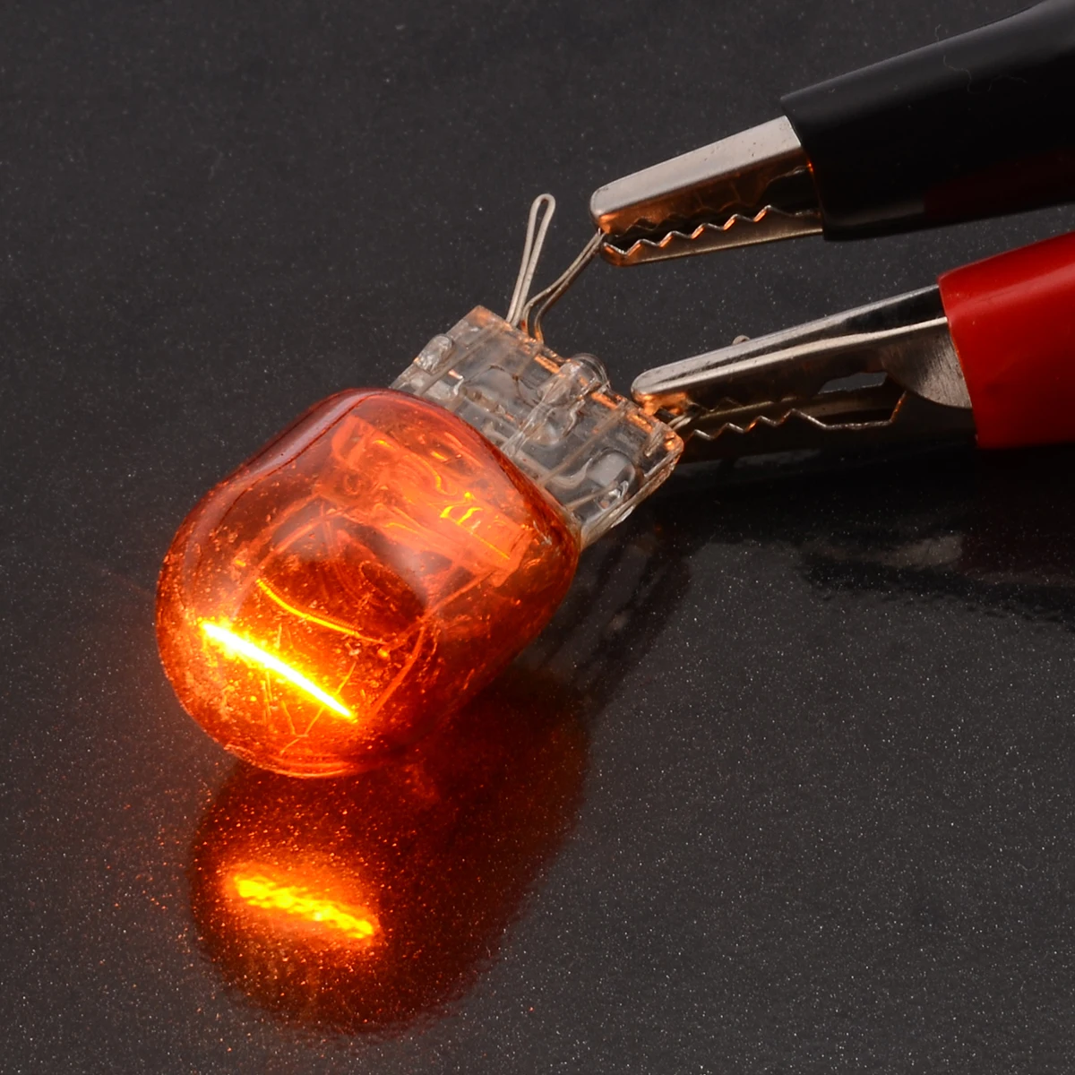 Mayitr 2 шт. 12V W21/5 Вт T20 двойной нити светильник 7443 Янтарный дневные ходовые огни