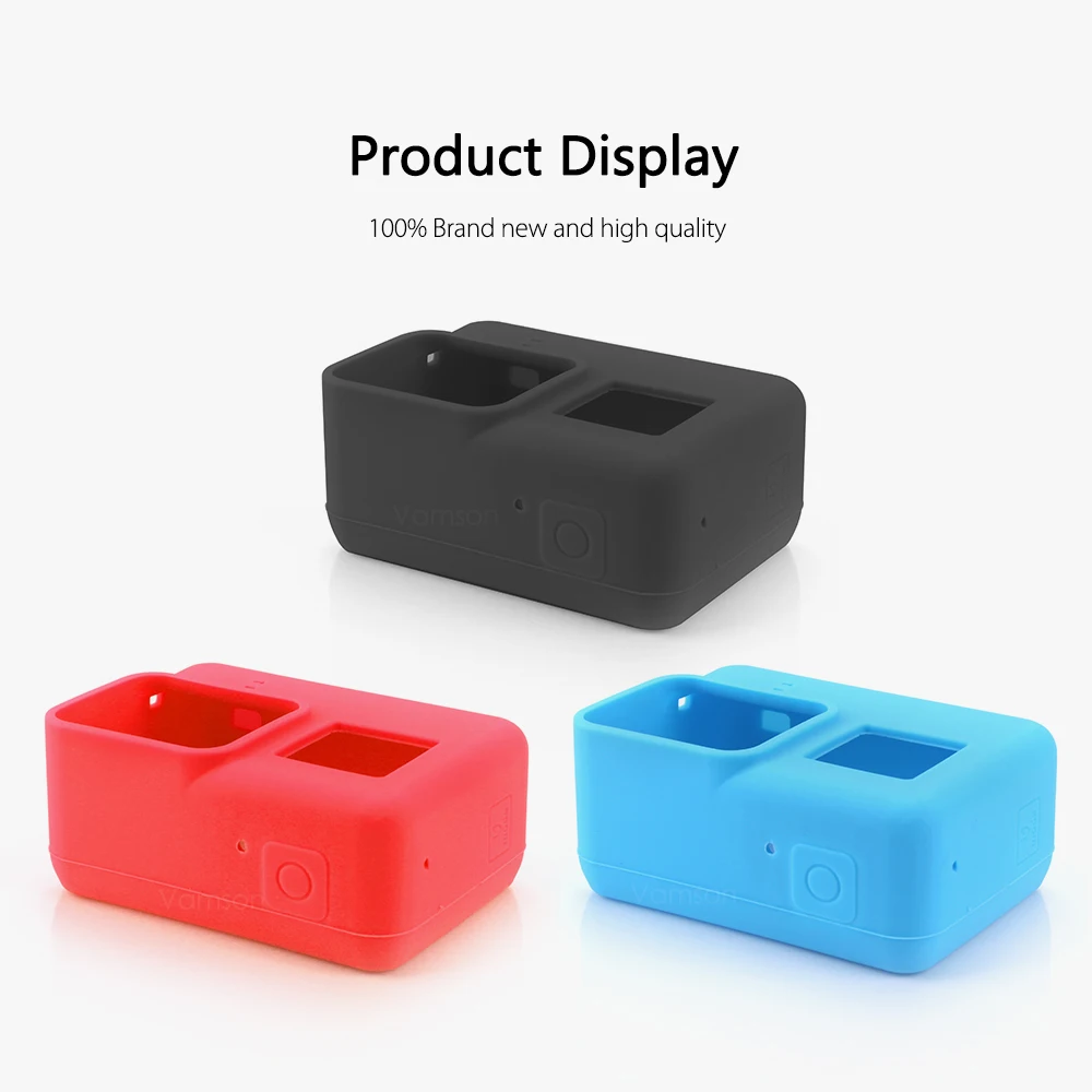 Vamson для Gopro Hero 7 black 6 5 Аксессуары Мягкий силиконовый чехол защитный чехол для Gopro Hero 7 6 5 Black Action camera VP629