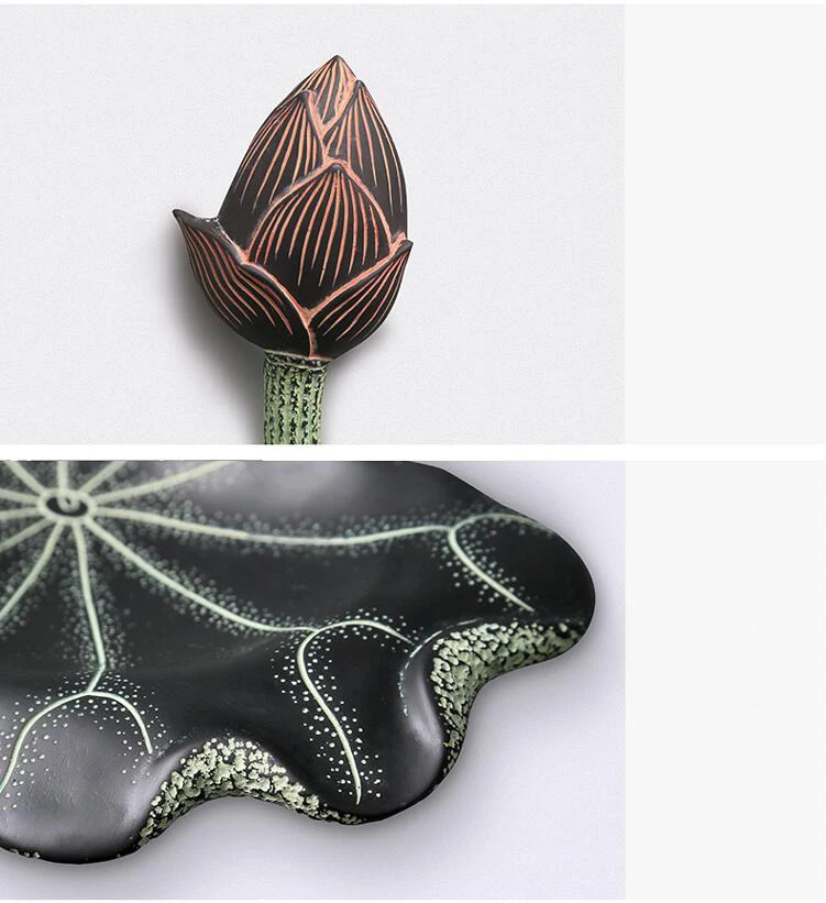 Modern 3D Resin Lotus Wall Hanger Wall Mural Ornaments Bathroom Soap Hook Wall Hanging Crafts Home Livingroom Wall Sticker Decor
