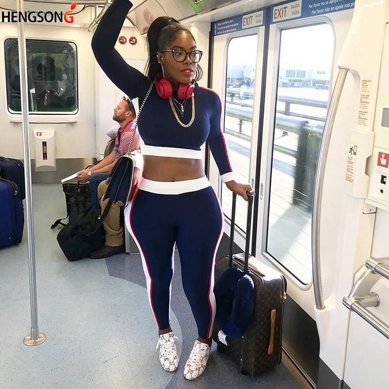 Женский весенний спортивный костюм для йоги фитнеса женский короткий топ + штаны