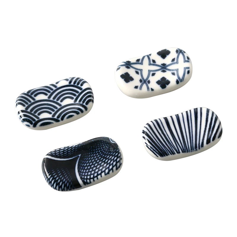 4 шт. новый держатель для палочек в японском стиле керамический подставка вилки