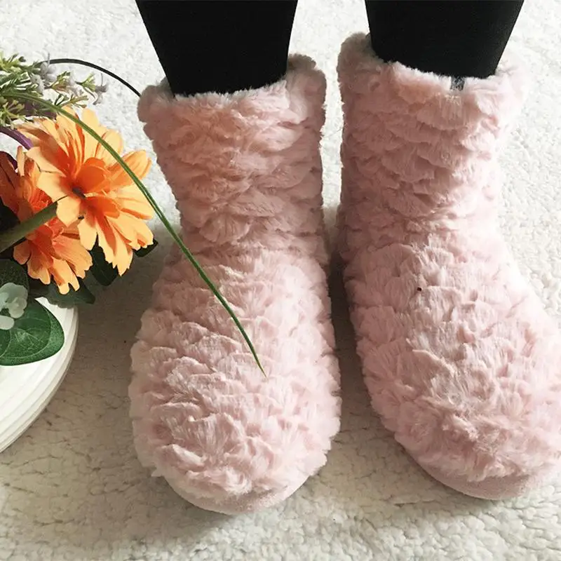 Pink ASILETO/Новинка года; зимние домашние тапочки для женщин; домашняя обувь для взрослых; мягкие теплые тапочки; теплые утолщенные пушистые тапочки; botas; T523 - Цвет: Pink