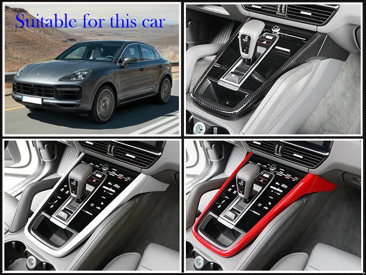 Для Porsche cayenne PO536 2018 2019 автомобильные аксессуары панель переключения передач