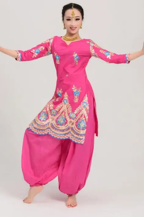 Индийские традиционные женские хлопковые штаны для выступлений в этническом