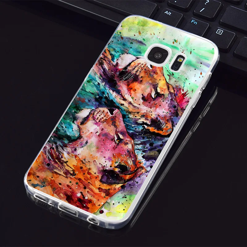 N441 Тигр Лев крутой Мягкий ТПУ силиконовый чехол для samsung Galaxy Note 3 4 5 8 9 10 M10 M20 M30 Grand