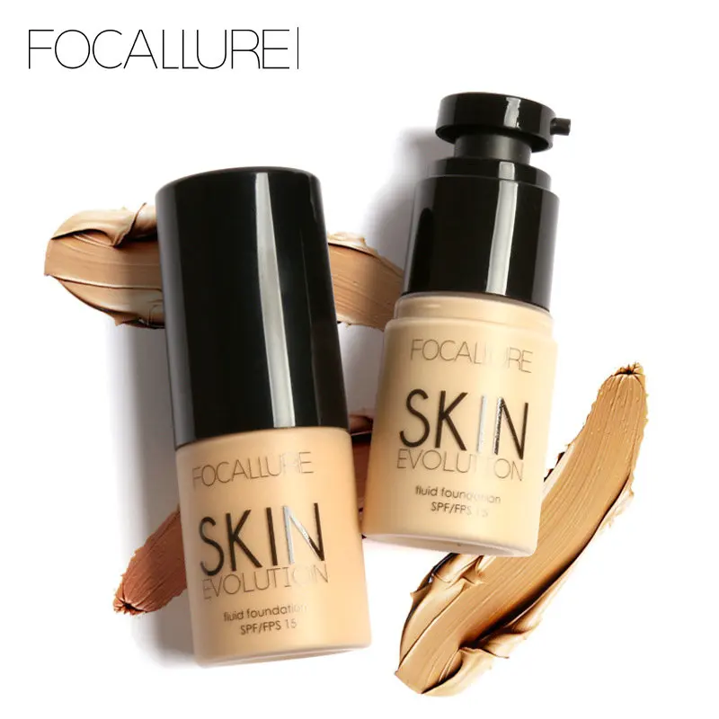 FOCALLURE Face Makeup Foundation Makeup Base Liquid Foundation BB Cream Concealer Whitening Moisturizer Oil-control Cosmetics