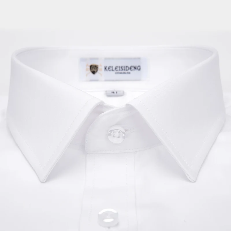 Высокое качество 100% Мерсеризованный хлопок квадратный воротник сплошной s ~ 5xl