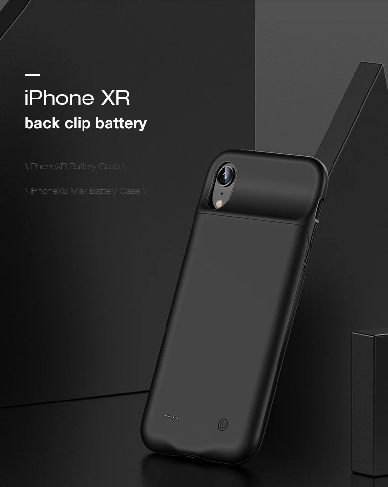 Батарея чехол для iPhone X/Xs/XR Универсальный беспроводной мобильного зарядки