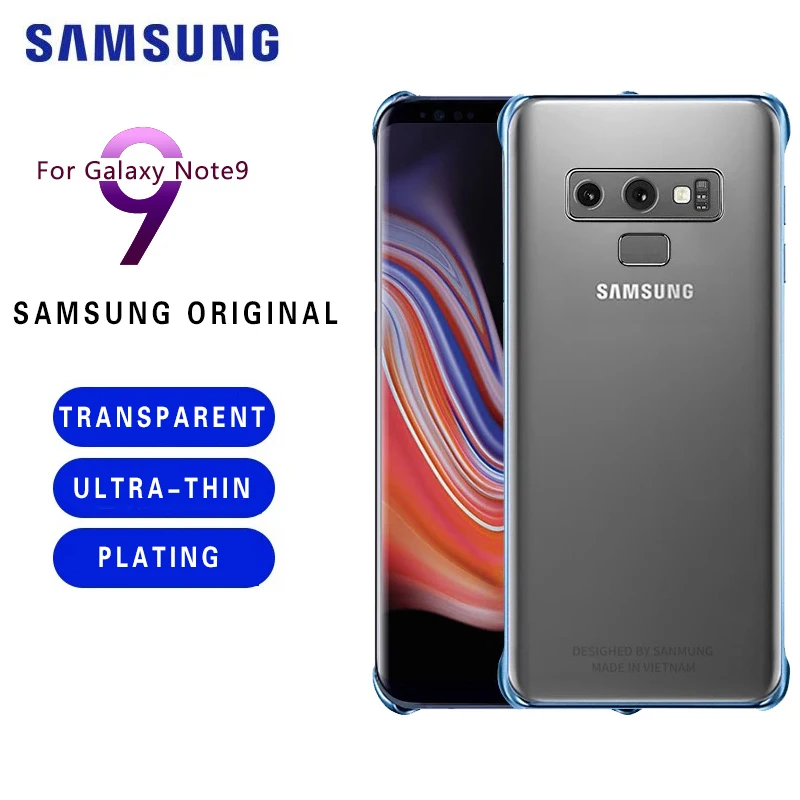 Для Samsung Galaxy Note 8 9 оригинальный прозрачный противоударный жесткий чехол ПК