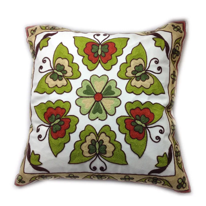 Наволочка из 100% хлопка с вышивкой для украшения дома наволочка подушки в